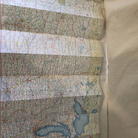 Vintage 1960 Phillips 66 Central United States Highway Map - Picture 7 of 10